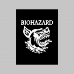Biohazard mikina s kapucou stiahnutelnou šnúrkami a klokankovým vreckom vpredu 